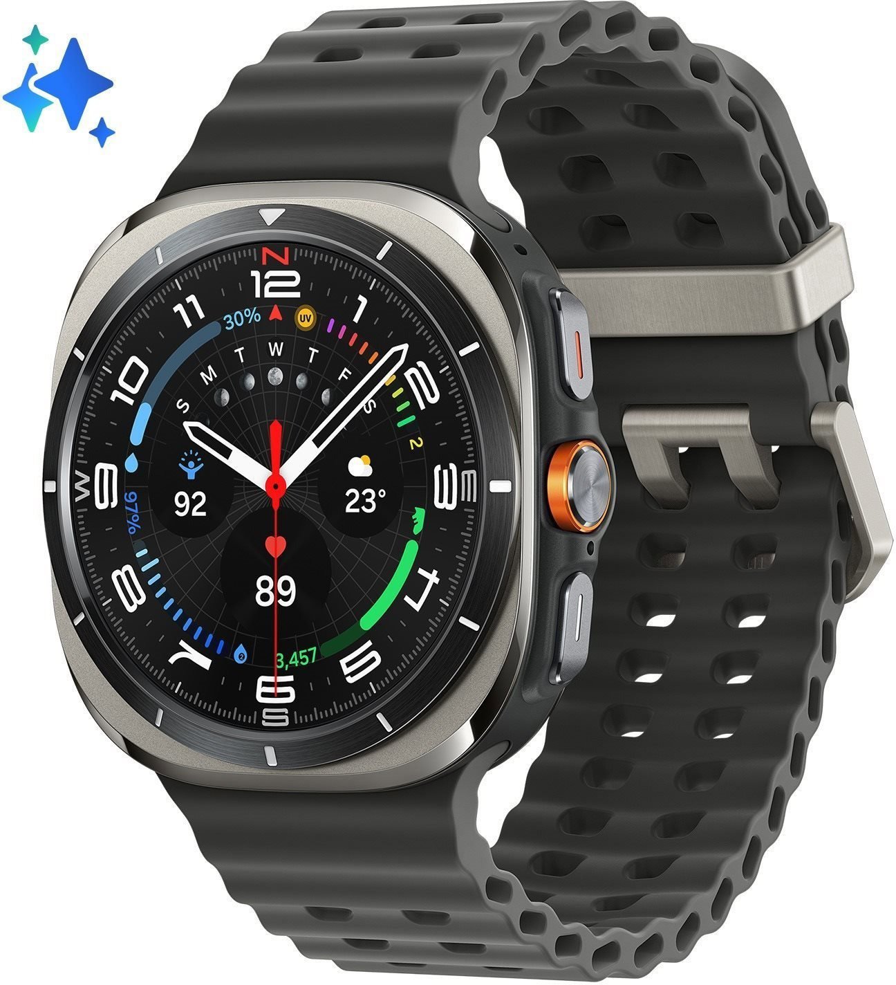 Samsung Galaxy Watch Ultra (2025) Strieborný titán