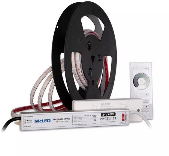 McLED – zostava LED pásky do sauny WW 5 m