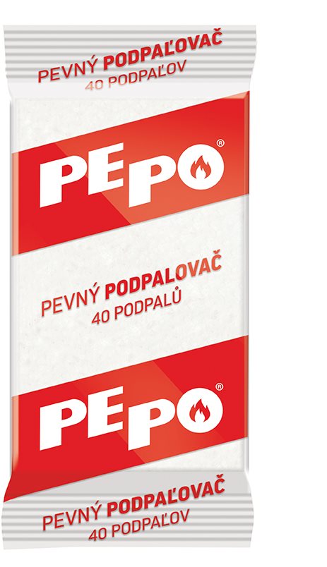 PE-PO pevný podpaľovač 40 podpaľov