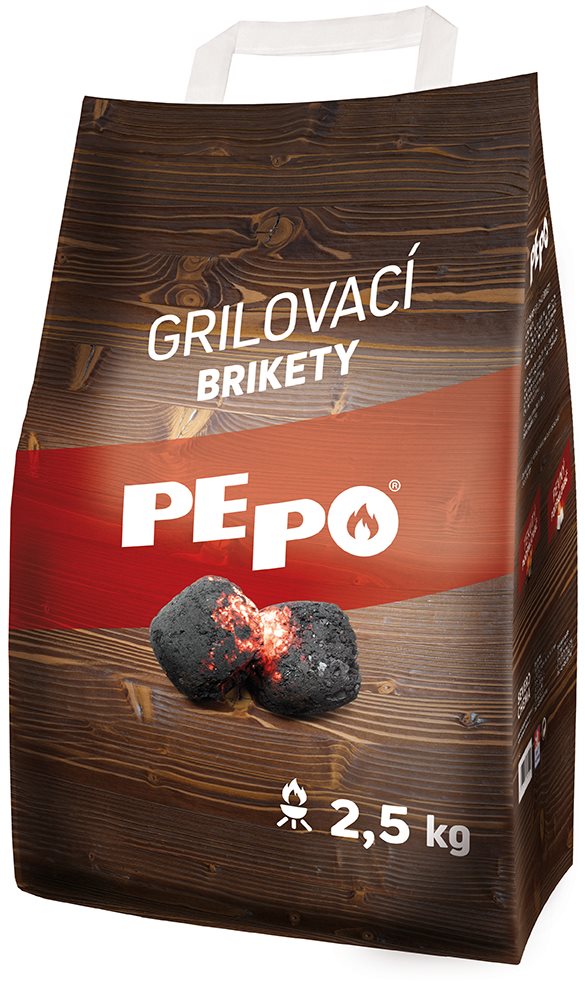 PE-PO grilovacie brikety 2,5 kg