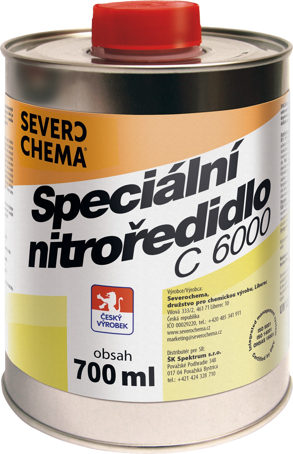 SEVEROCHEMA Špeciálne nitroriedidlo C 6000 700 ml