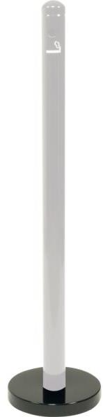 Securit Pätka na popolník, nerez, čierna