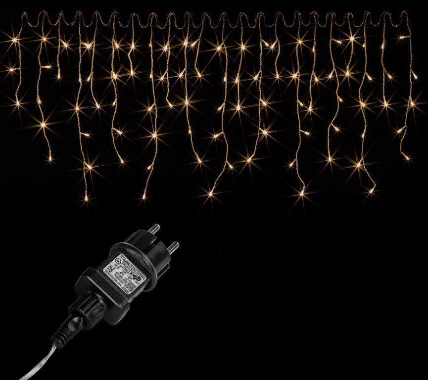 Senzanakupy Vonkajší záves 15 m 750 LED, teplá biela, 8 programov, časovač