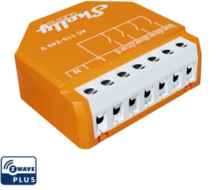 Shelly Wave i4 modul 4 vstupov, Z-Wave