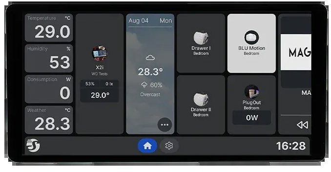 Shelly Wall Display X2i, strieborná