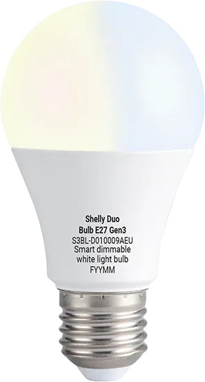 Shelly Duo Bulb E27 Gen3