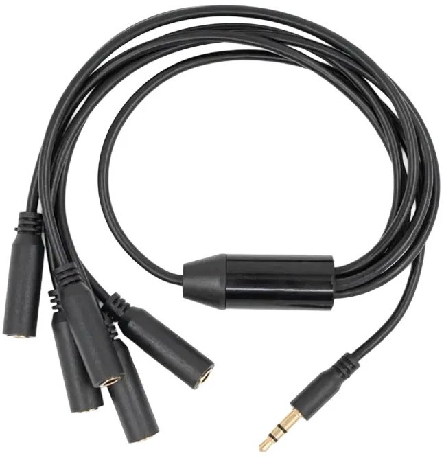 Shelly 5-násobný rozbočovač do 3,5 mm Jack pre Shelly Pill