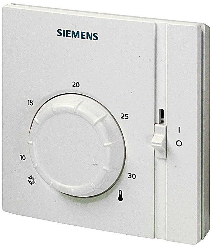 Siemens termostat RAA31, priestorový s vypínačom