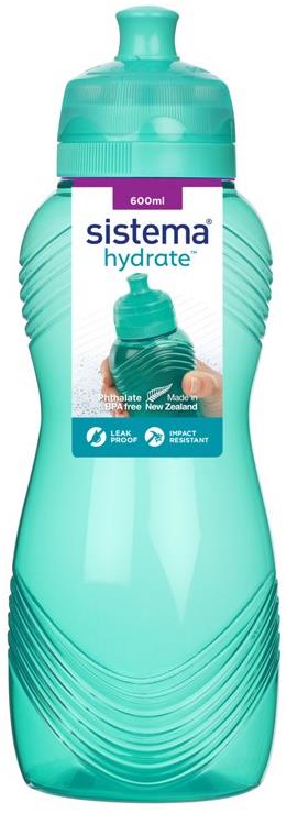 Sistema® Hydrate™ Fľaša Wave Twist ‘n’ Sip 600 ml, mätová