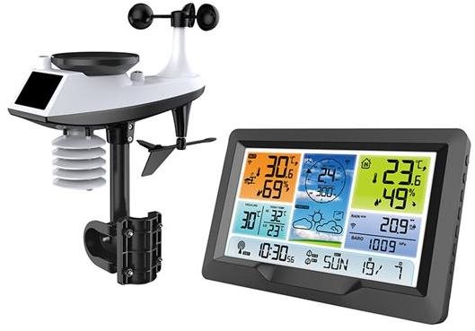 Meteostanica Solight profesionálna meteostanica, prehľadný displej, tlak, teplota, vlhkosť, zrážky