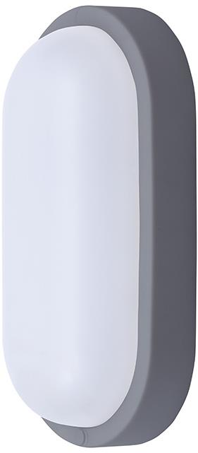 Solight LED vonkajšie osvetlenie oválne, 21 cm, sivé
