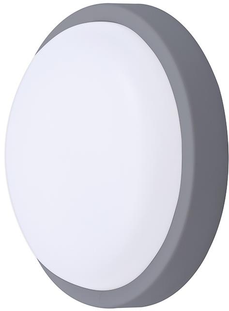 Solight LED vonkajšie osvetlenie okrúhle, 17 cm, sivé