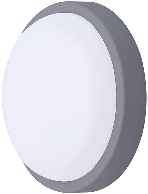 Solight LED vonkajšie osvetlenie okrúhle, sivé