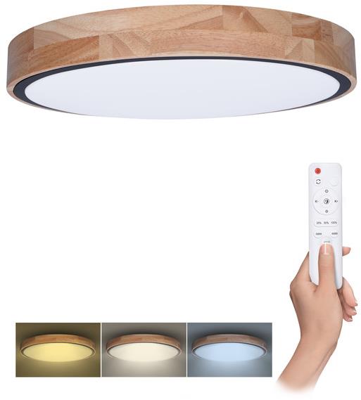 Solight LED osvetlenie s diaľkovým ovládačom Iron Oak, 51 cm