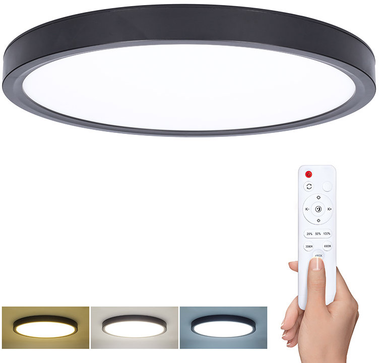 Solight LED osvetlenie WO8018, čierne