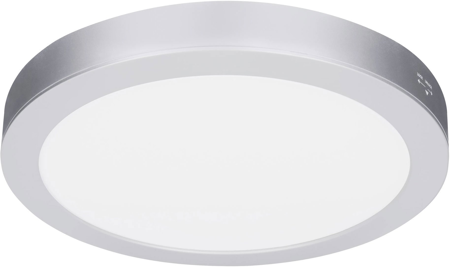 Solight LED mini panel kúpeľňový 2 v 1 WD242-W, podhľadové/prisadené, 22.5 cm, strieborné