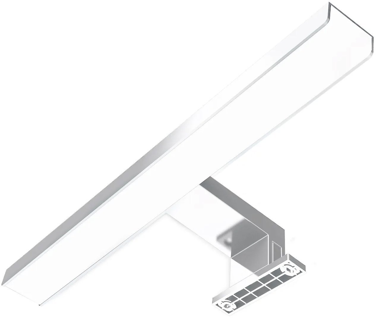 Solight kúpeľňové nad zrkadlo 3 v 1, 7 W, 455 lm, 4000 K, IP44, 40 cm, chróm
