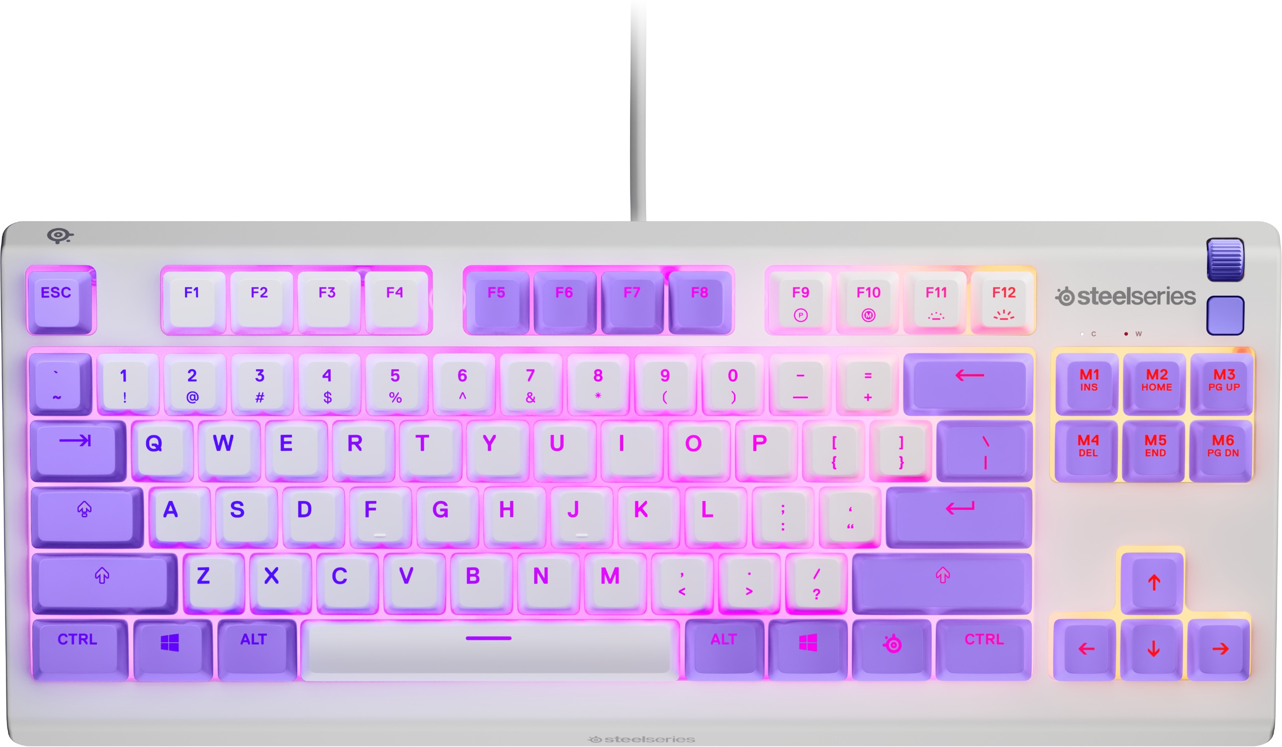 SteelSeries Apex 3 TKL Amethyst UK