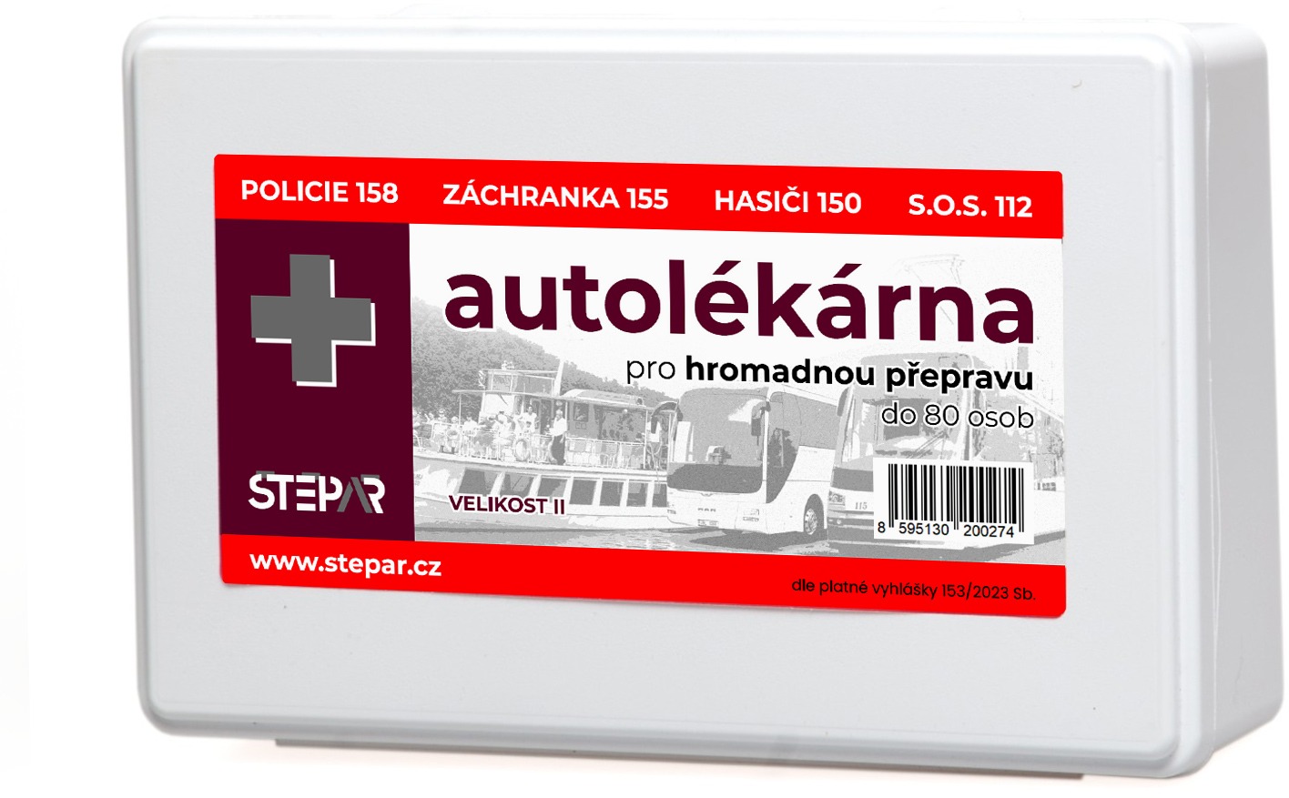 ŠTEPÁR Autolekárnička II. C – hromadná preprava do 80 osôb