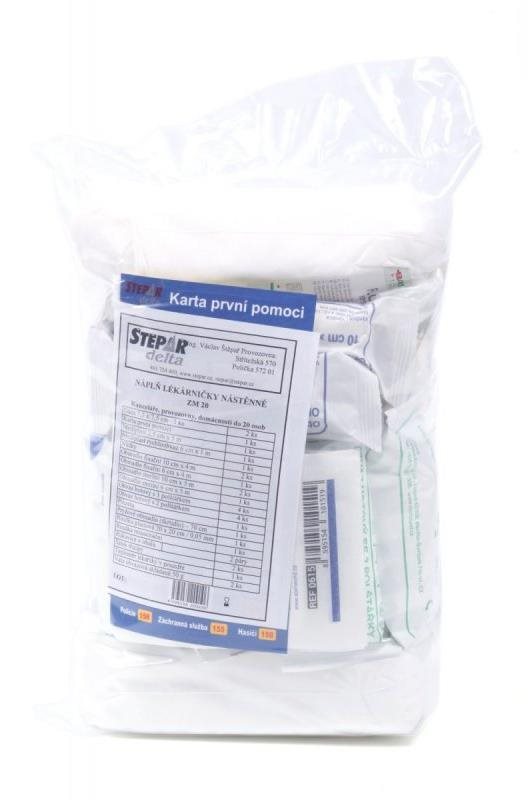Výmenná náplň do lekárničky pre 20 osôb