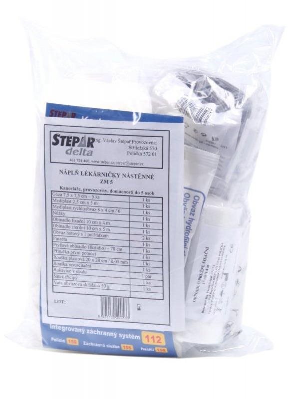 Výmenná náplň do lekárničky pre 5 osôb