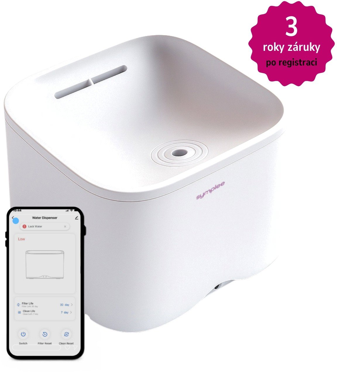 SYMPLEE Smart Pet Fountain WiFi