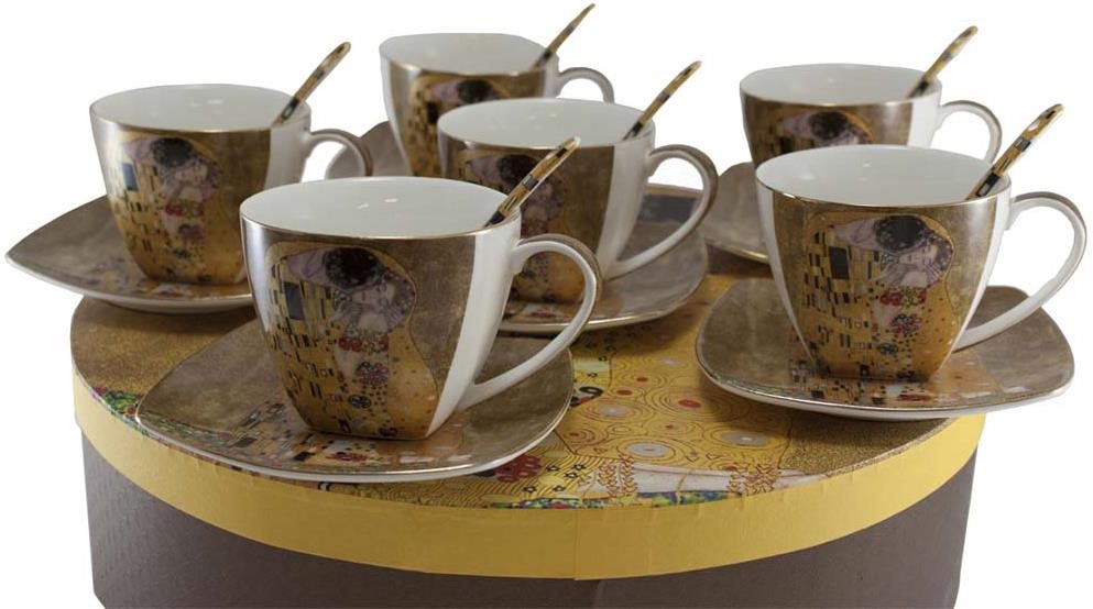 Home Elements Porcelánová sada 6 šapo sád – Klimt