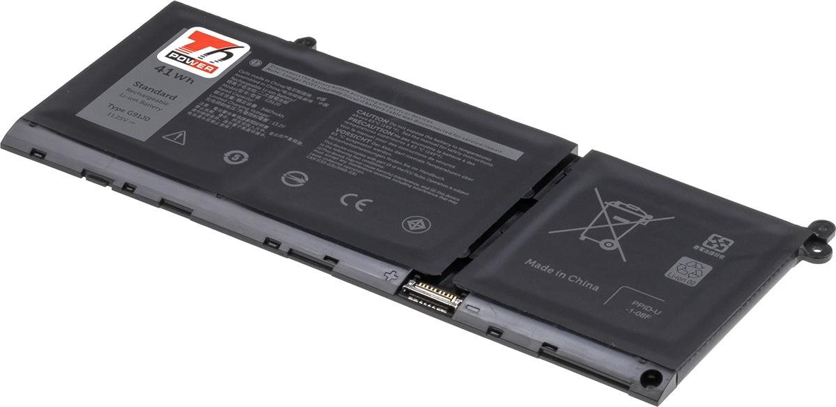 T6 Power na notebook Dell 927N5, Li-Poly, 11,25 V, 3 640 mAh (41 Wh), čierna