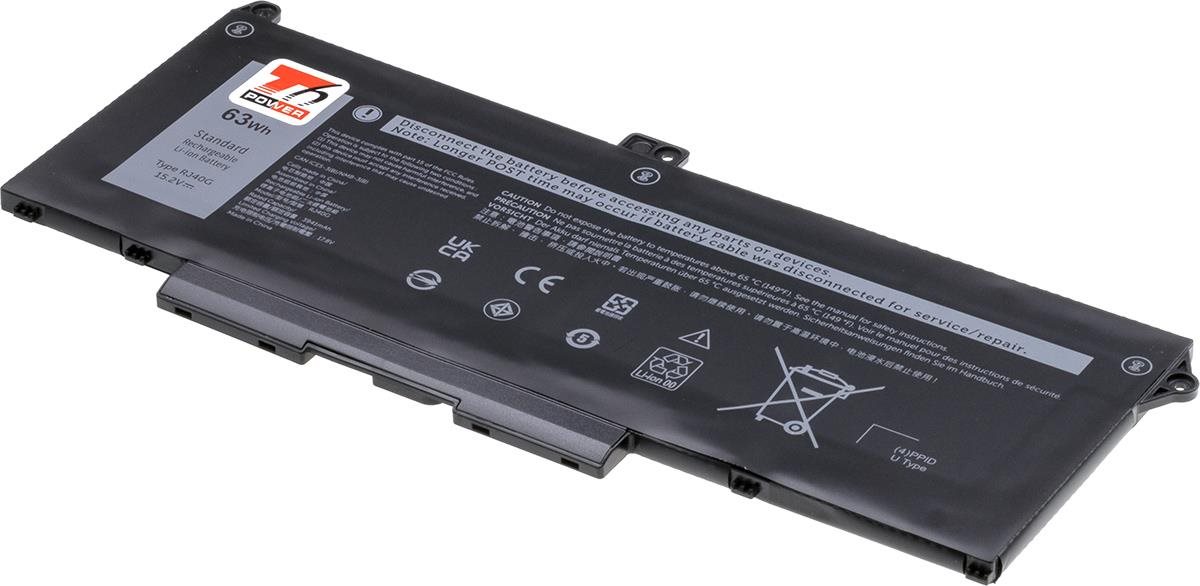 T6 Power na Dell Latitude 15 5520, Li-Poly, 15,2 V, 4100 mAh (63 Wh), čierna