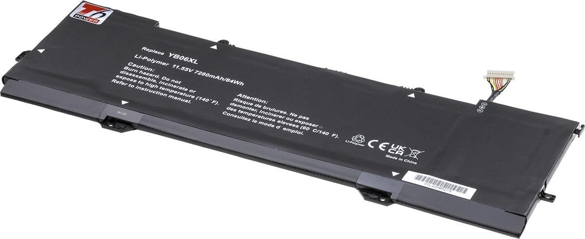 T6 Power HP Spectre 15-ch000 x360 serie, 7280 mAh, 84 Wh, 6cell, Li-pol