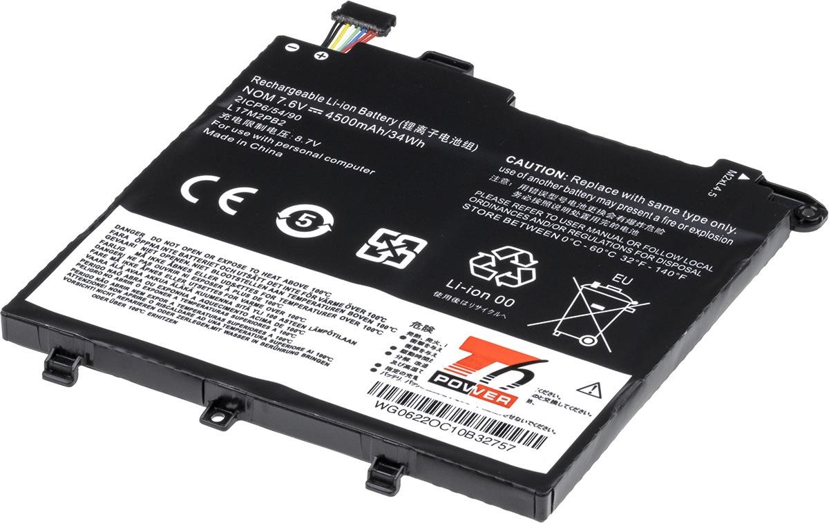 T6 Power Lenovo V330-14IKB, V330-14ARR, V130-14IKB, 4500 mAh, 34 Wh, 2cell, Li-pol
