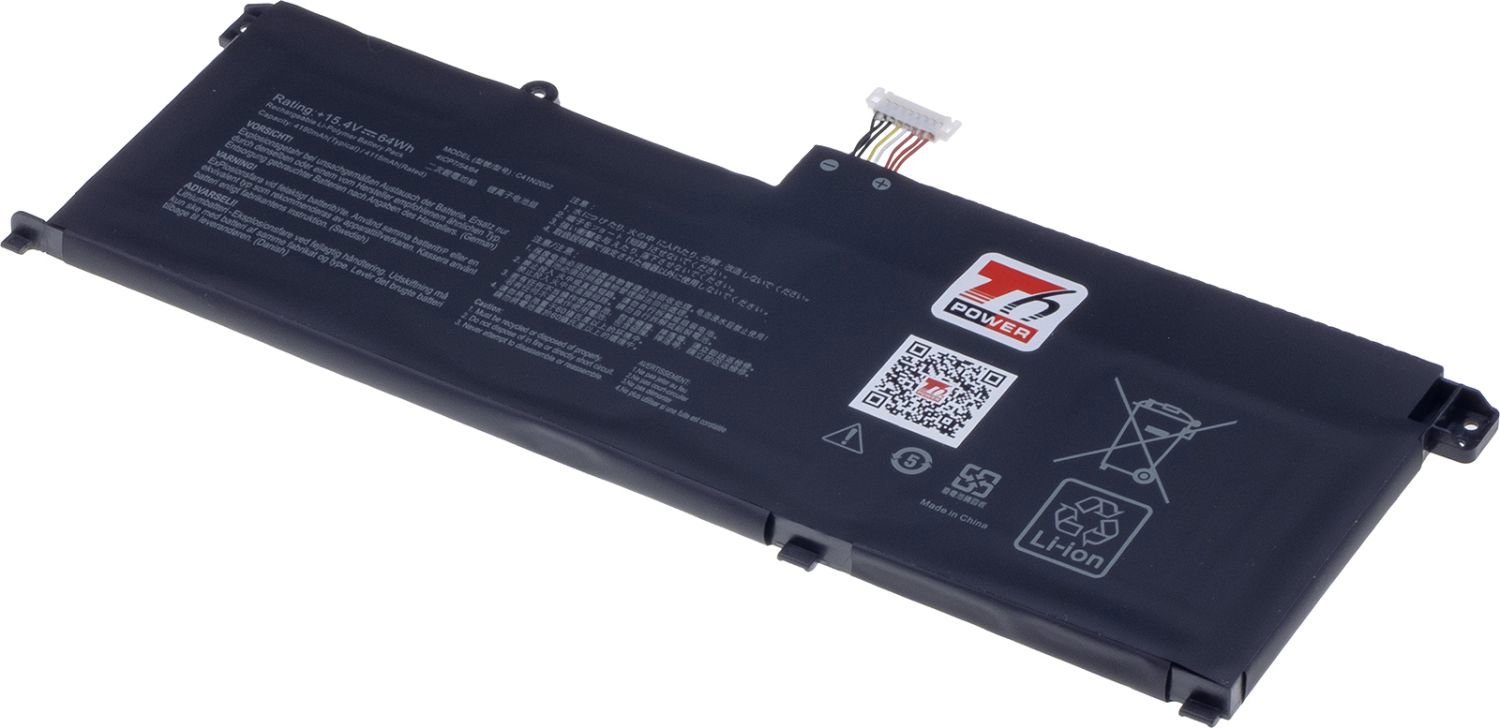 T6 Power pre Asus ZenBook Pro UX535L, UX535Q, 4190 mAh, 64 Wh, 4-článková, Li-poly