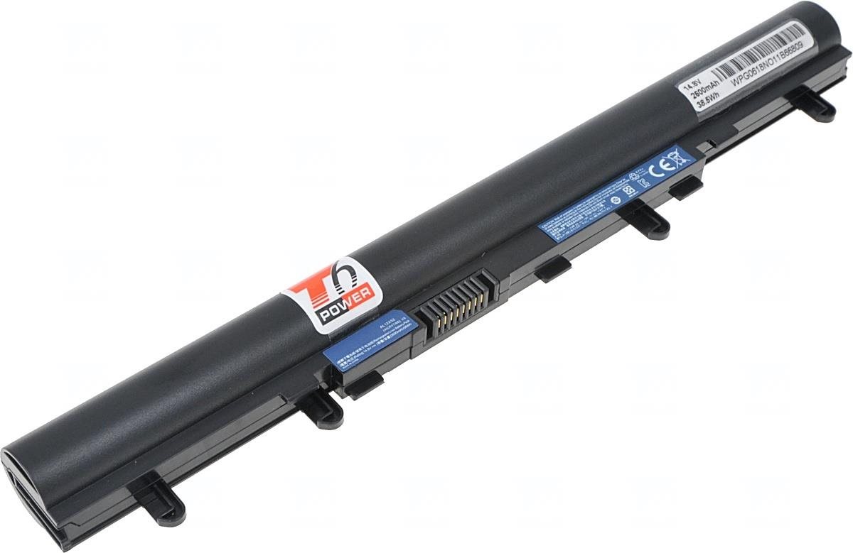 T6 power Acer Aspire V5 serie, 2600 mAh, 38 Wh, 4 cell