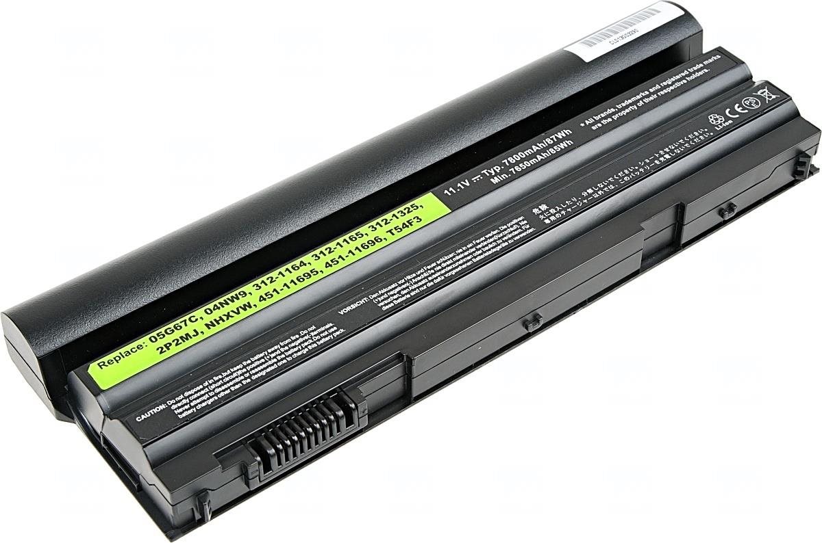 T6 power Dell Latitude E6420, E6520, E5420, E5520, 7800 mAh, 87 Wh, 9 cell