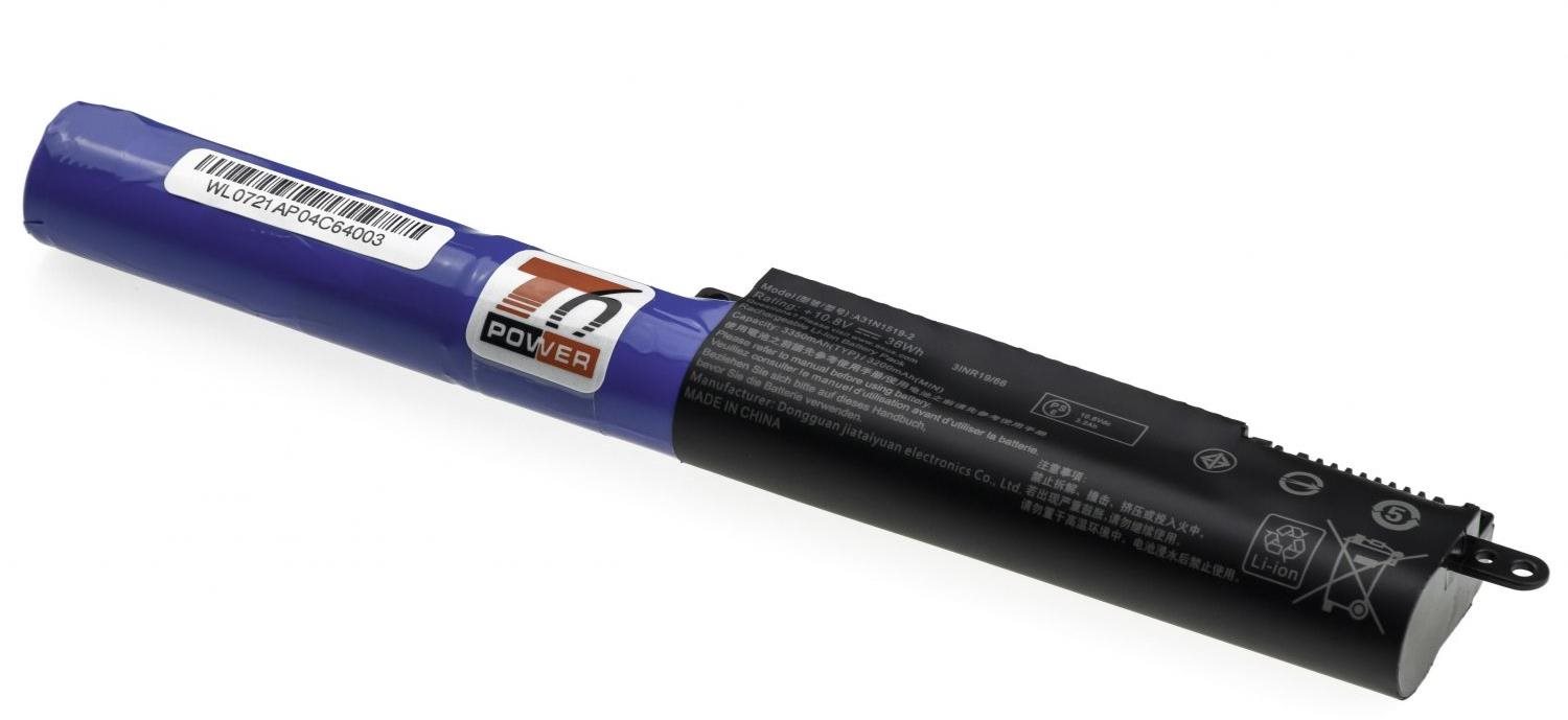 T6 power Asus F540LA, K540LA, X540LA serie, 3300 mAh, 36 Wh, 3 cell, Li-Ion