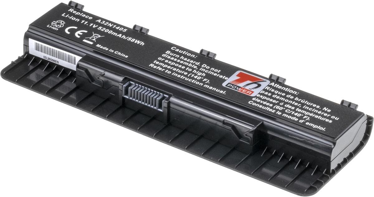 T6 power Asus G741, G771, R555, R751, N551, N751, GL551 serie, 5 200 mAh, 58 Wh, 6 cell