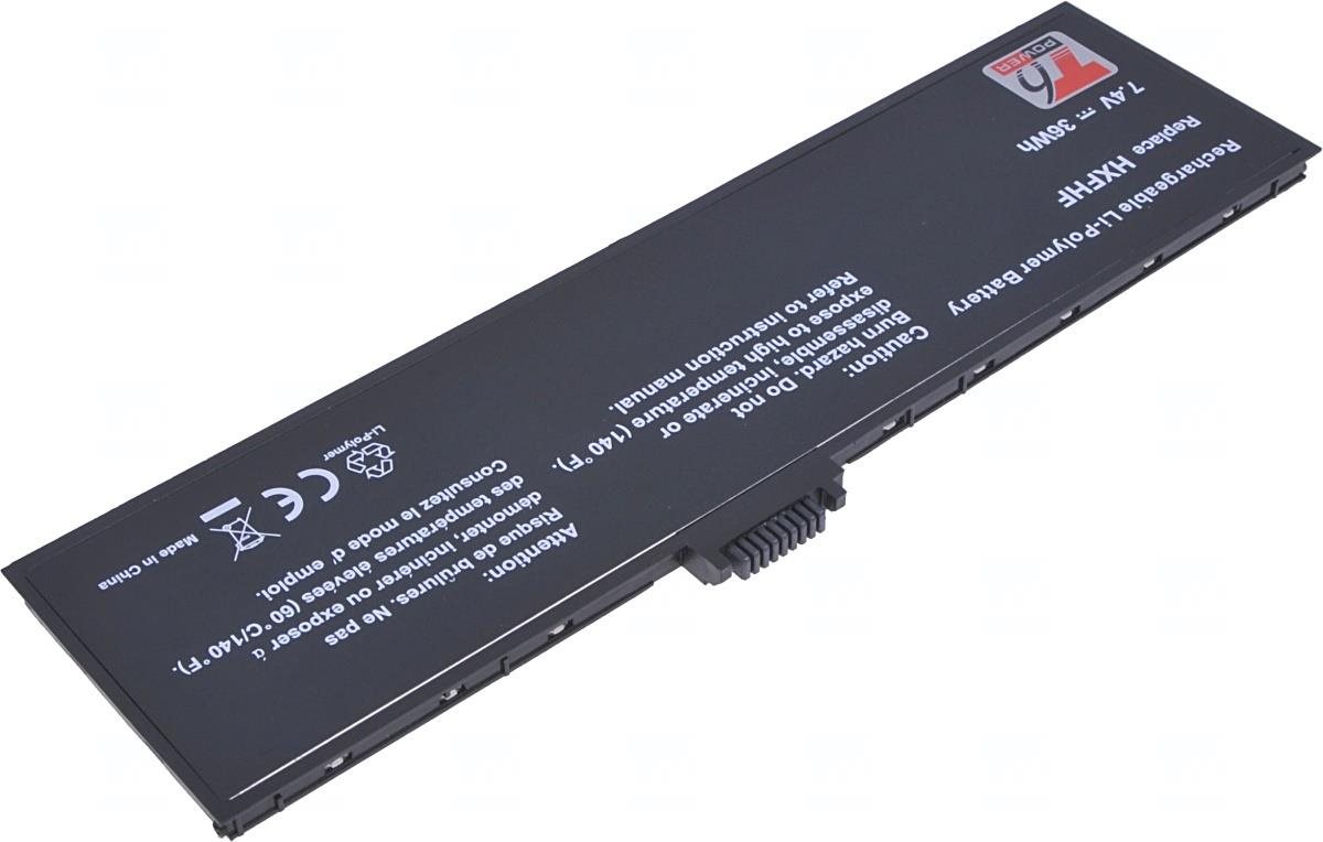 T6 power Dell Venue 11 Pro 7130, 7139, 4800 mAh, 36 Wh, 2 cell, Li-Pol