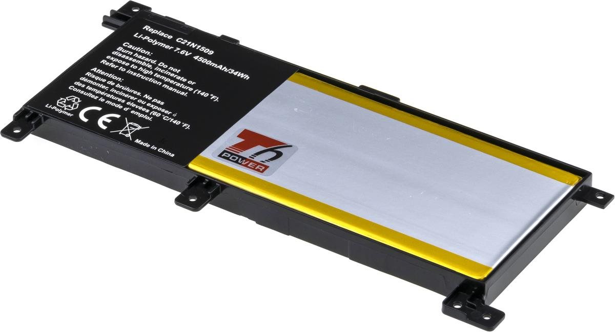 T6 power Asus X556U, F556U, A556U, K556U serie, 4500 mAh, 34 Wh, 2 cell, Li-Pol