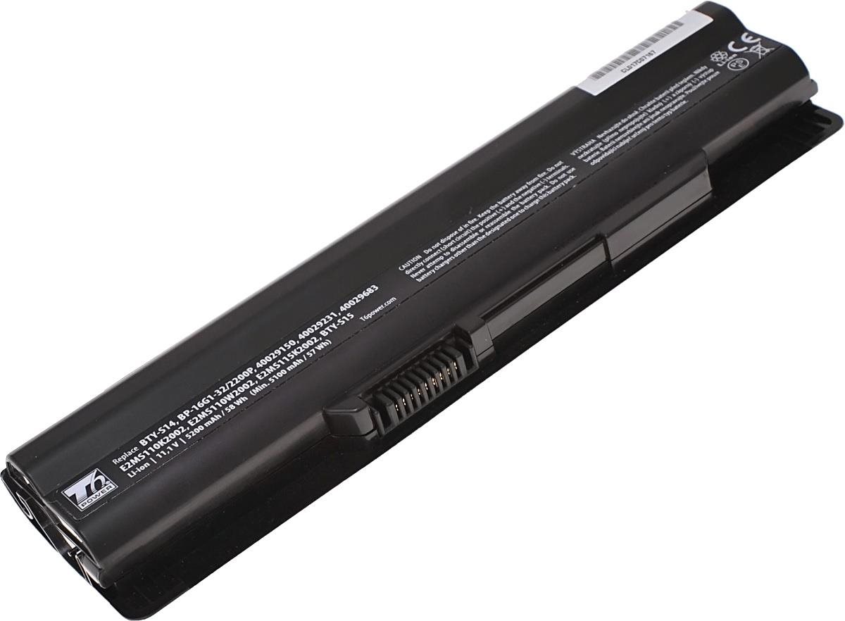 T6 power MSI BTY-S14, BTY-S15, 5 200 mAh