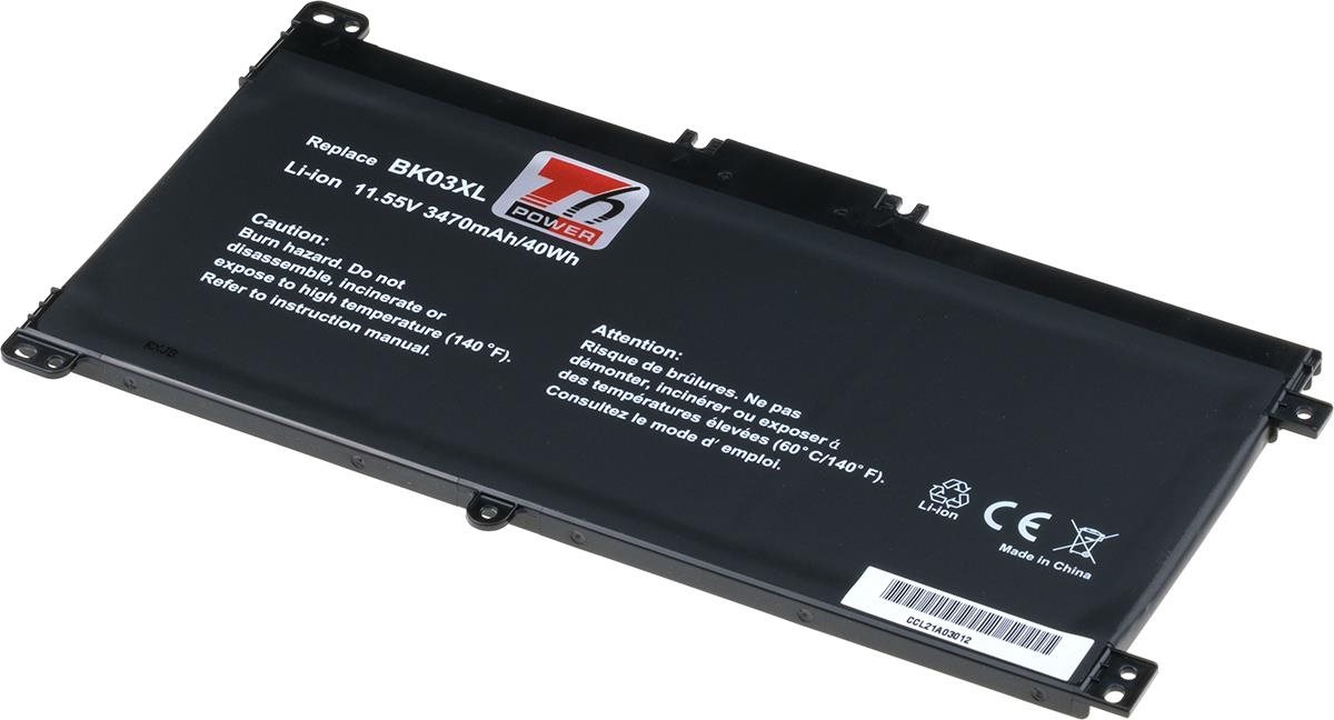 T6 power HP Pavilion 14-ba000 x360 serie, 3470 mAh, 40 Wh, 3 cell, Li-Ion
