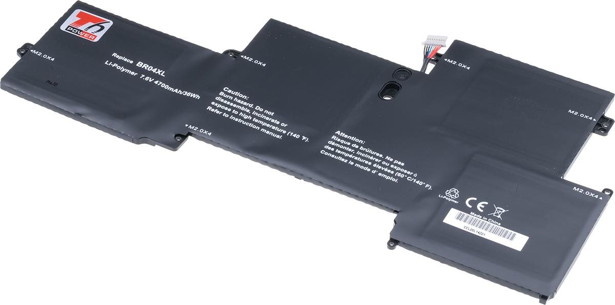 T6 power HP EliteBook Folio 1020 G1, 1030 G1, 4700 mAh, 36 Wh, 4 cell, Li-Pol