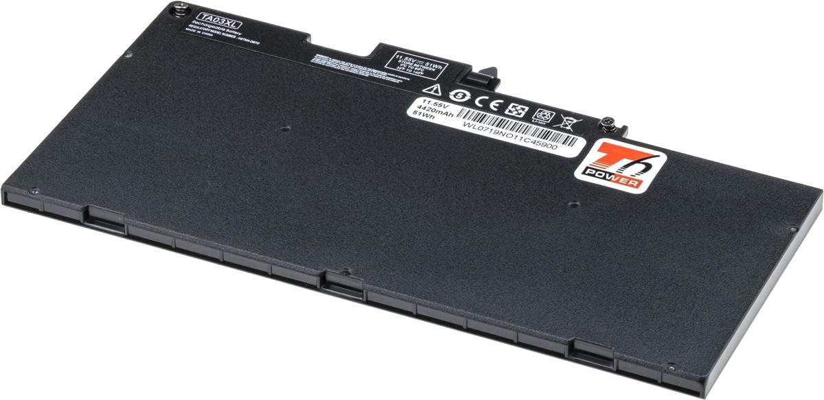 T6 power HP EliteBook 745 G4, 755 G4, 840 G4, 850 G4, 4420 mAh, 51 Wh, 3 cell, Li-Pol
