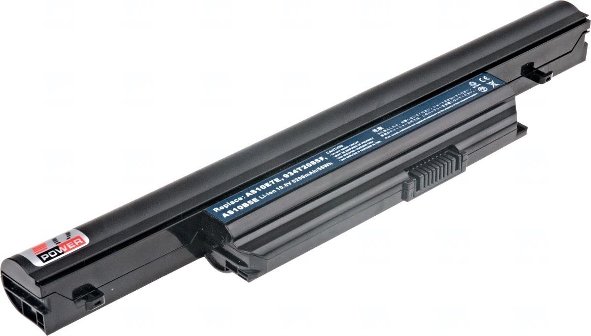 T6 Power Acer Aspire 3820T, 4820T, 5820T serie, 5200 mAh, 56 Wh, 6 cell