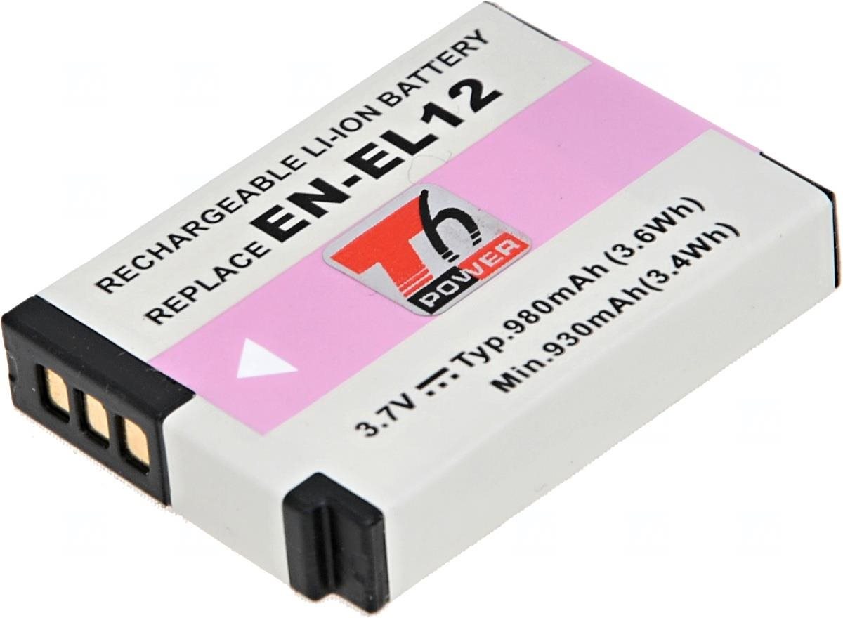T6 power Nikon EN-EL12, 980mAh, čierna
