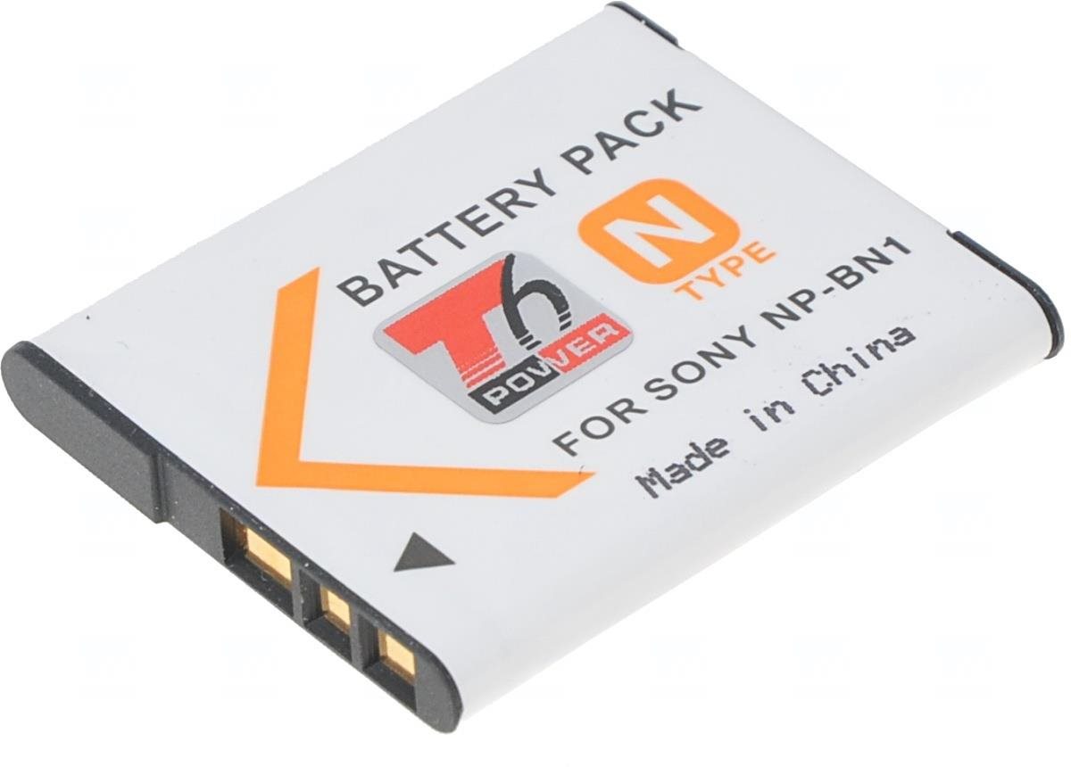 T6 power Sony NP-BN1, 650mAh, sivá