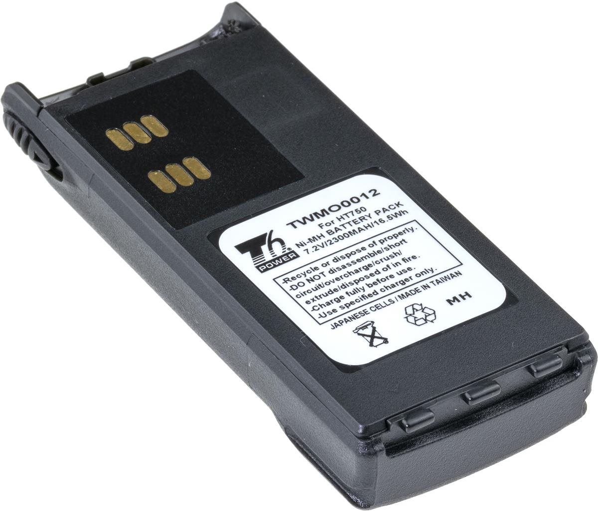 T6 power Motorola GP320, GP340, GP360, GP380, Ni-MH, 2300 mAh, 16,5 Wh
