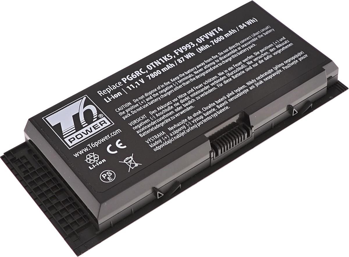 T6 Power pre Dell Precision M4800, Li-Ion, 11,1 V, 7800 mAh (87 Wh), čierna