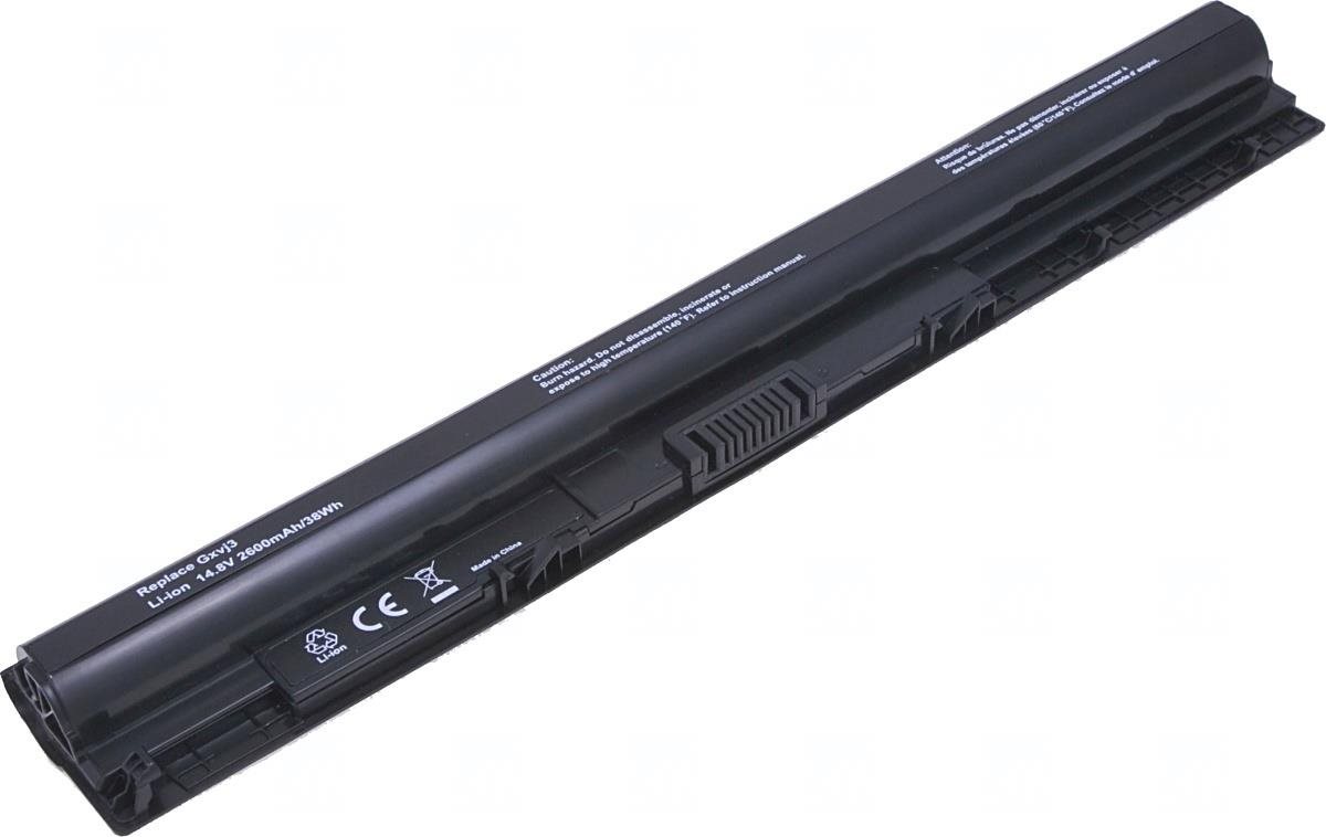 T6 Power pre Dell Inspiron 17 5758, Li-Ion, 14,8 V, 2600 mAh (38 Wh), čierna