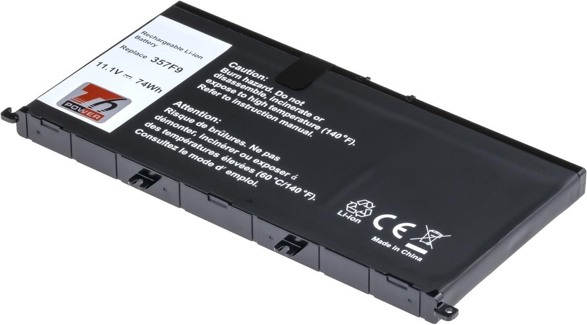 T6 Power pre notebook Dell 0GFJ6, Li-Ion, 11,1 V, 6660 mAh (74 Wh), čierna