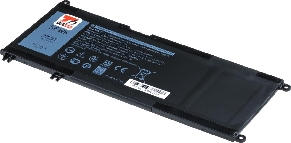 T6 Power do Dell Inspiron 15 7577, Li-Poly, 15,2 V, 3680 mAh (56 Wh), čierna